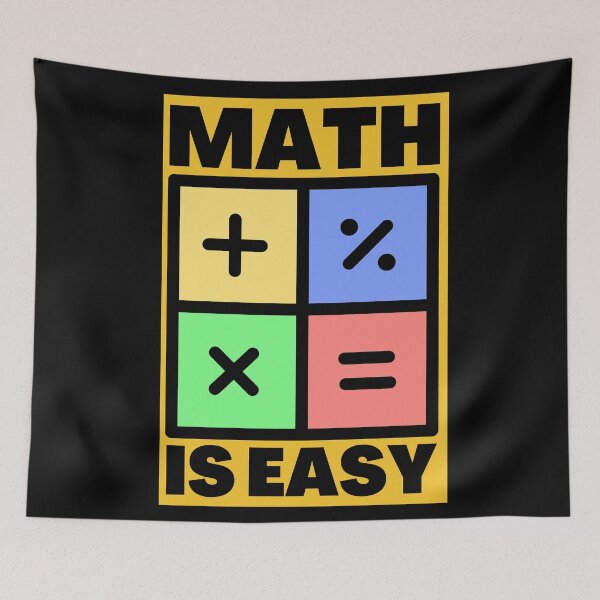 Item preview, Math Is Easy designed and sold by OnTheTrend.