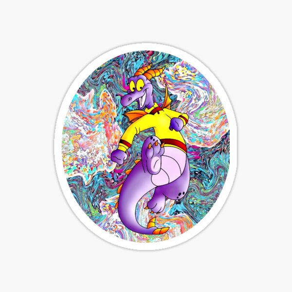 Figment Sticker Dreamfinder Dragon Disney EPCOT Flower and Garden