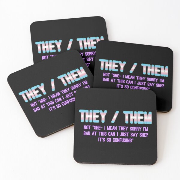 Item preview, THEY not SHE - Transgender Flag designed and sold by meddlsome.