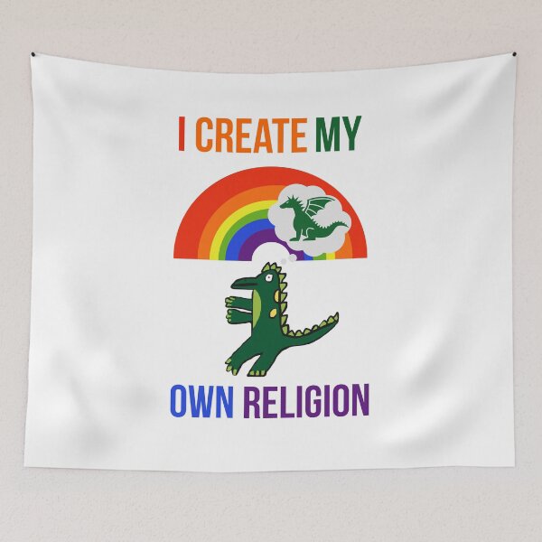 Item preview, I create my own religion  designed and sold by Rachel the Artist .