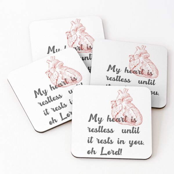 Item preview, My Heart is restless until is rests in  you, Oh Lord! designed and sold by MeMeantTo.