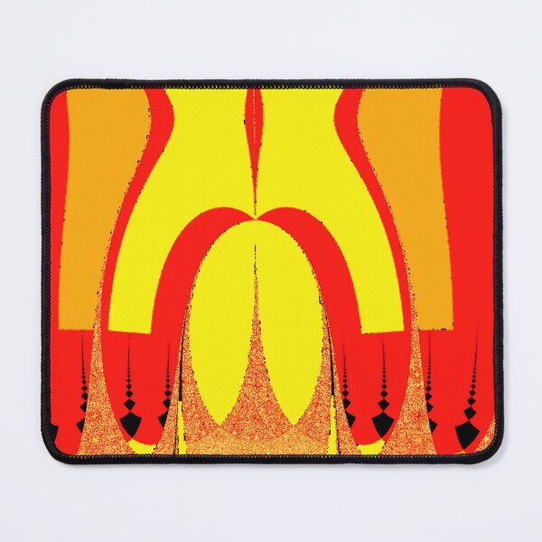 Item preview, Symmetrical composition with red and yellow surfaces designed and sold by Ivicaartist.