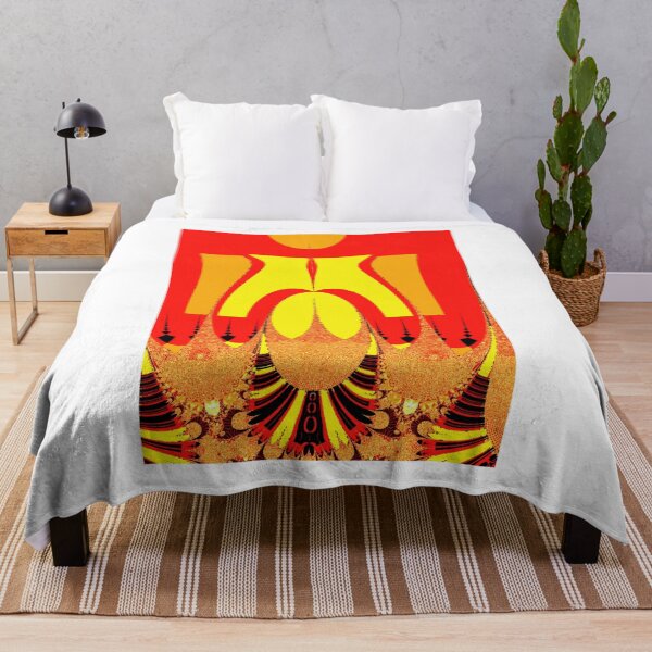Item preview, Symmetrical composition with red and yellow surfaces designed and sold by Ivicaartist.