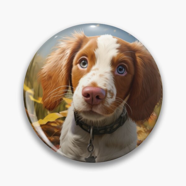Item preview, Welsh Springer Spaniel Puppy - Autumn Hunt designed and sold by ZenEverAI.