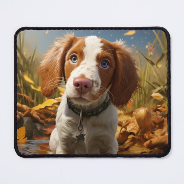 Item preview, Welsh Springer Spaniel Puppy - Autumn Hunt designed and sold by ZenEverAI.