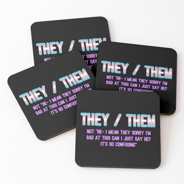 Item preview, THEY not HE - Transgender Flag designed and sold by meddlsome.