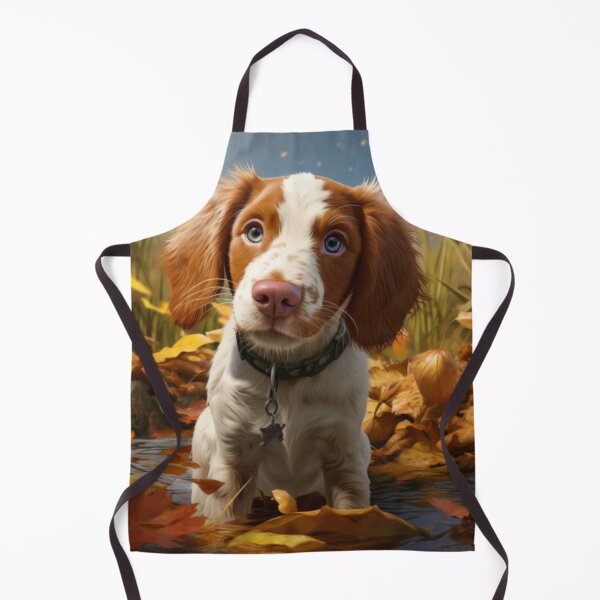 Item preview, Welsh Springer Spaniel Puppy - Autumn Hunt designed and sold by ZenEverAI.