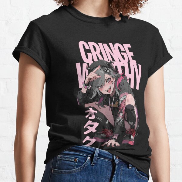 Anime Face Cringe' Men's T-Shirt