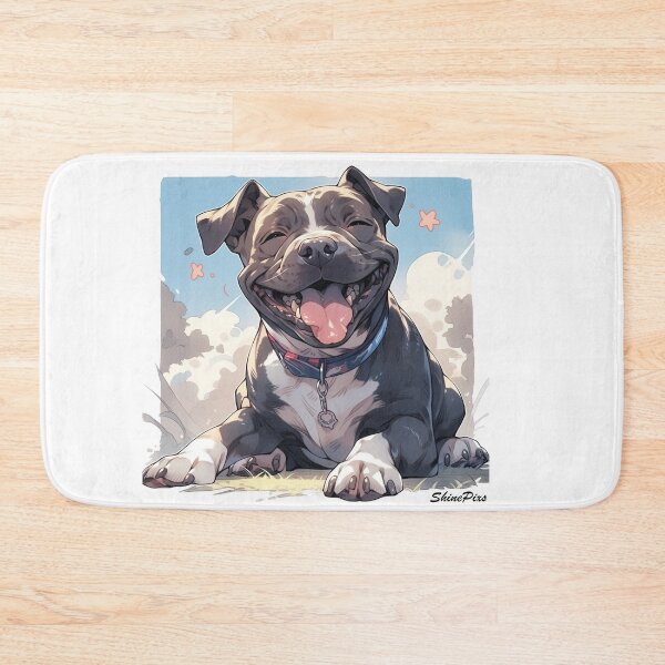 Item preview, Smiling staffy designed and sold by ShinePixs.