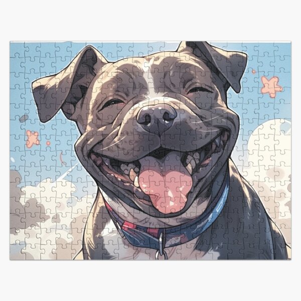 Staffordshire Bull Terrier Dog Staffy - Jigsaw Puzzle