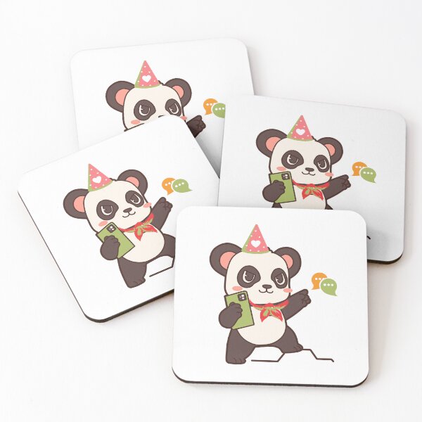 Item preview, Panda talking on cell phone designed and sold by New-Art23.