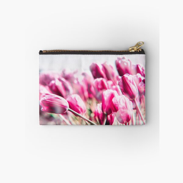 Item preview, Pink tulips field designed and sold by dvoevnore.