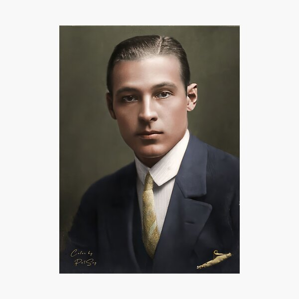 Item preview, Rudolph Valentino 1923 designed and sold by PatSeg Photos.
