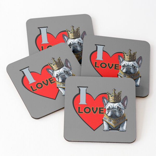 Item preview, I LOVE Bulldog addict sitter design mon designed and sold by PETS ABC.