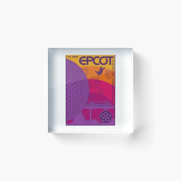 Item preview, Epcot - Retro Rainbow Figment Fireworks -  designed and sold by DeeannMatthews.