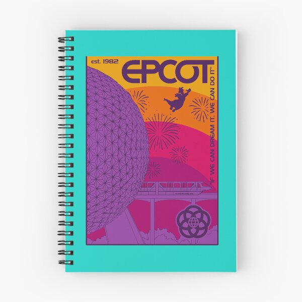 Item preview, Epcot - Retro Rainbow Figment Fireworks -  designed and sold by DeeannMatthews.