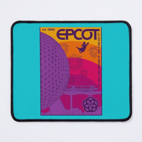 Item preview, Epcot - Retro Rainbow Figment Fireworks - designed and sold by DeeannMatthews.