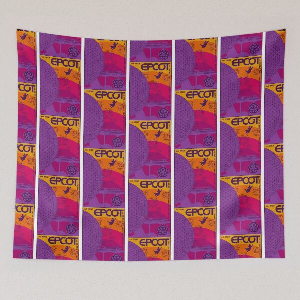 Item preview, Epcot - Retro Rainbow Figment Fireworks -  designed and sold by DeeannMatthews.