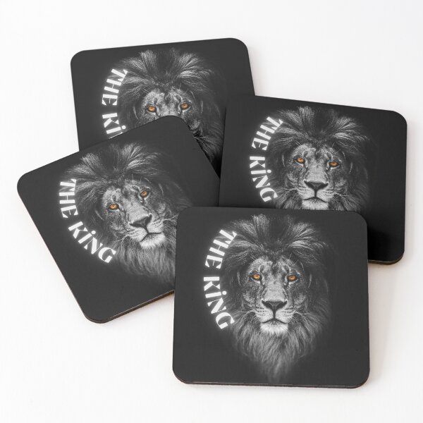 Item preview, Lion / Pixelated The King of The Jungle Art on Black Background designed and sold by Psycho-Crazy.