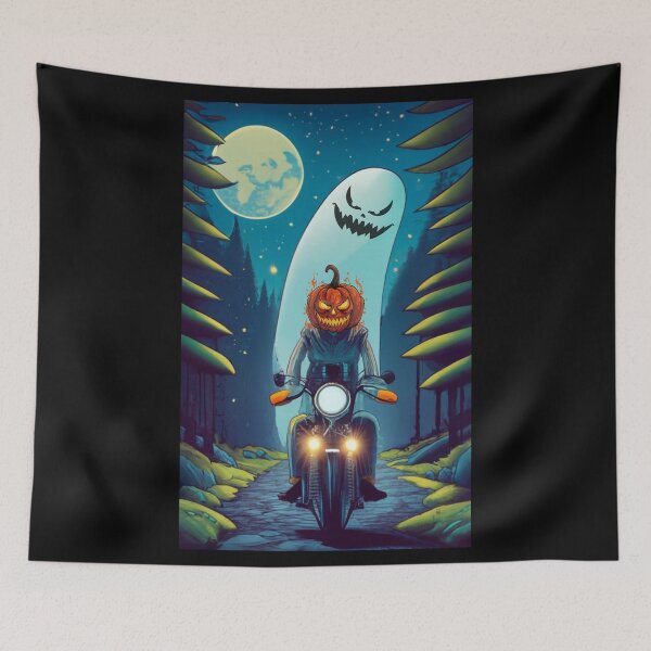 Item preview, halloween motorcycle designed and sold by MoreThanMotors.