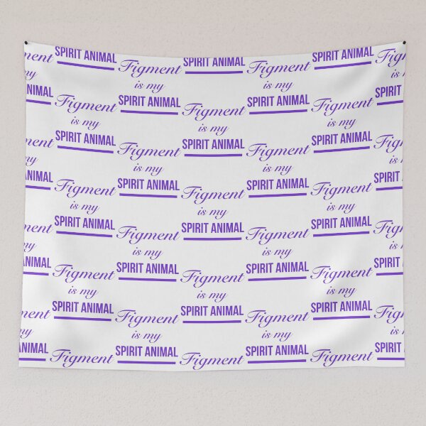 Item preview, Figment is my Spirit Animal-Purple  designed and sold by DeeannMatthews.