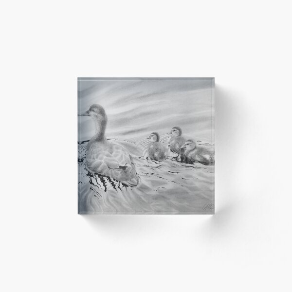 Duck family Acrylic Block