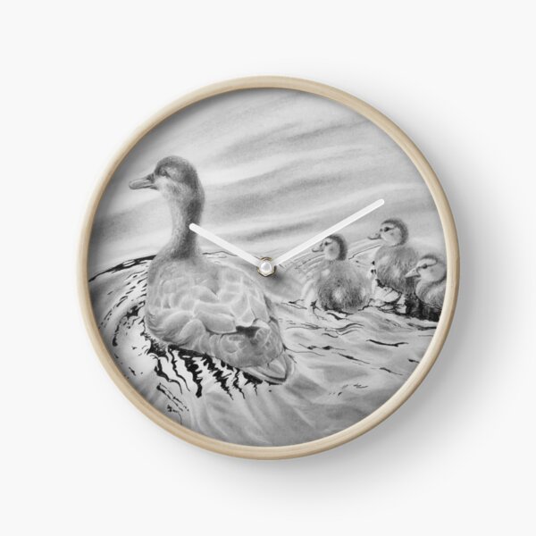 Duck family Clock