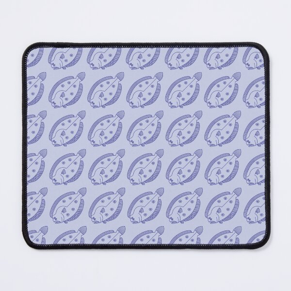 Item preview, Fun Flounder Fish in Very Peri Purple on Light Purple designed and sold by fruttidimare.