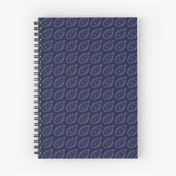 Item preview, Fun Flounder Fish in Very Peri Purple on Deepest Blue designed and sold by fruttidimare.