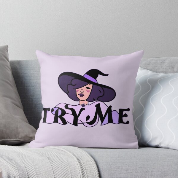 Item preview, Try Me Witch In boho style graphic design designed and sold by witch-night.