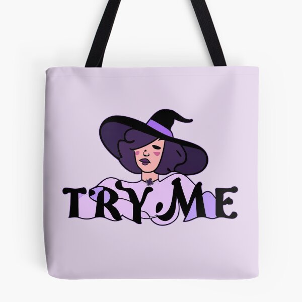 Item preview, Try Me Witch In boho style graphic design designed and sold by witch-night.