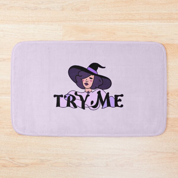 Item preview, Try Me Witch In boho style graphic design designed and sold by witch-night.