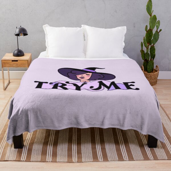 Item preview, Try Me Witch In boho style graphic design designed and sold by witch-night.
