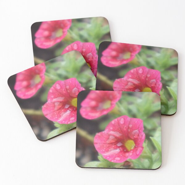 Item preview, Petunias with water drops. designed and sold by Irisarts61.