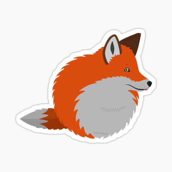 Red Forb Sticker