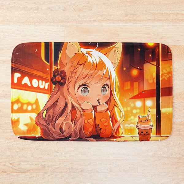 Item preview, Whiskers & Lattes: A Neko's Retreat designed and sold by Chibi Cat Art Corner.