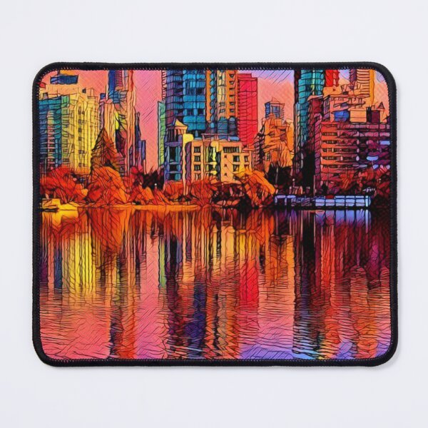 Item preview, Una impresión de viaje de arte pop de Vancouver - Canadá designed and sold by StudioRedKoala.