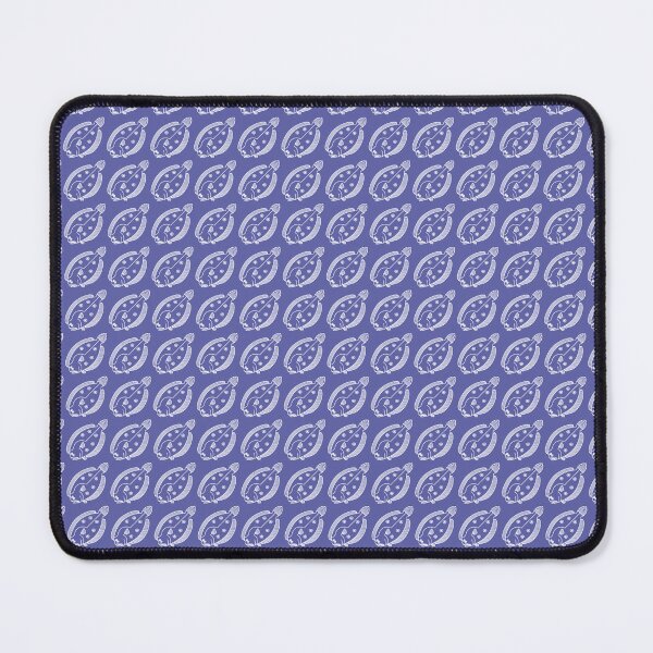 Item preview, Fun Flounder Fish in White on Very Peri Purple designed and sold by fruttidimare.