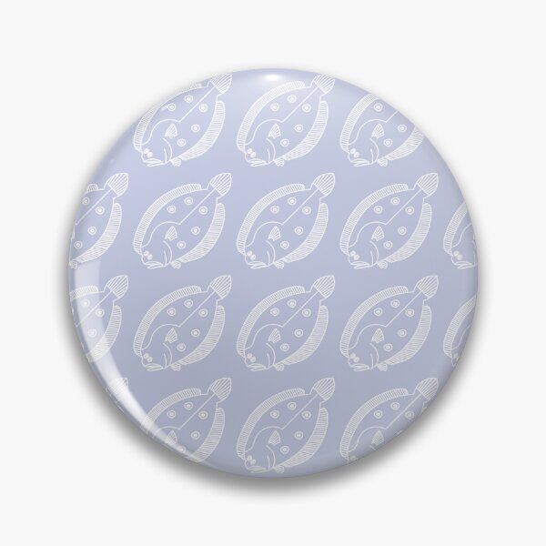 Item preview, Fun Flounder Fish in White on Light Purple designed and sold by fruttidimare.
