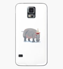 Flusspferd König Hülle & Klebefolie für Samsung Galaxy