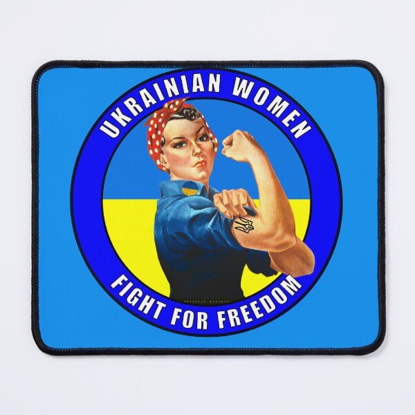 Item preview, Ukrainian Women Fight for Freedom Blue #2 designed and sold by geldorgo.