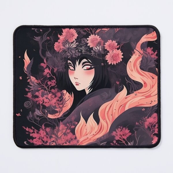 Item preview, FANTASY OF PRINCESS MONONOKE WRAPPED IN CHERRY BLOWERS designed and sold by GioFranBer.