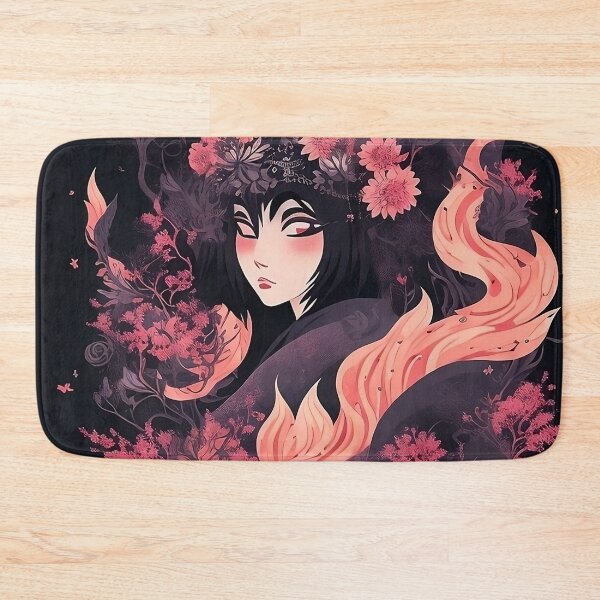 Item preview, FANTASY OF PRINCESS MONONOKE WRAPPED IN CHERRY BLOWERS designed and sold by GioFranBer.