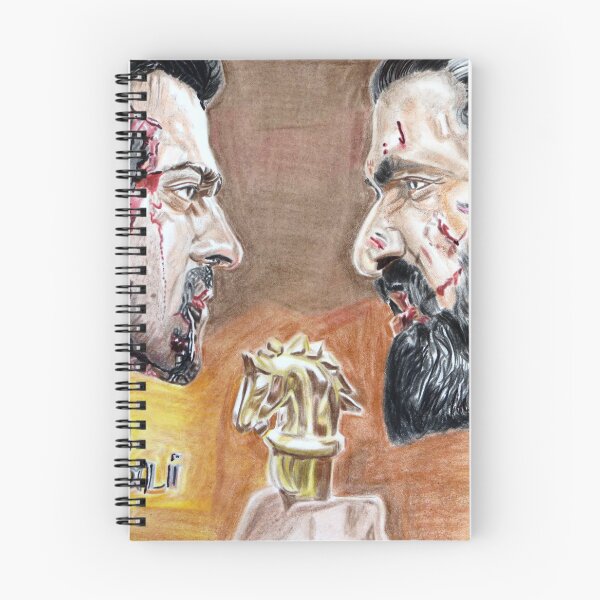 Item preview, Bahubali 2, Prabhas and Rana Dagubatti color Drawing designed and sold by MubaraksArt.