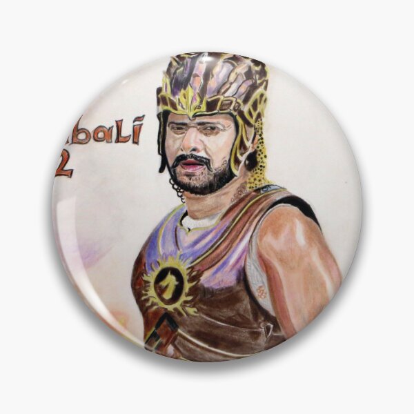 Item preview, Bahubali movie Prabhas color drawing designed and sold by MubaraksArt.