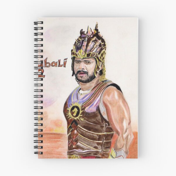 Item preview, Bahubali movie Prabhas color drawing designed and sold by MubaraksArt.