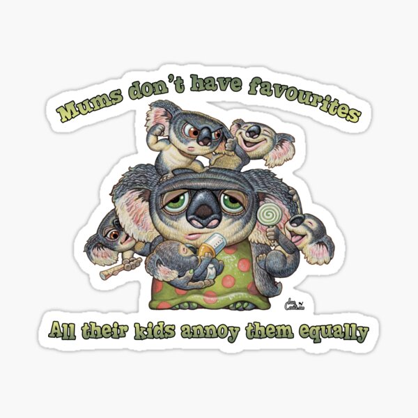 Koala Mum - Favourites Sticker