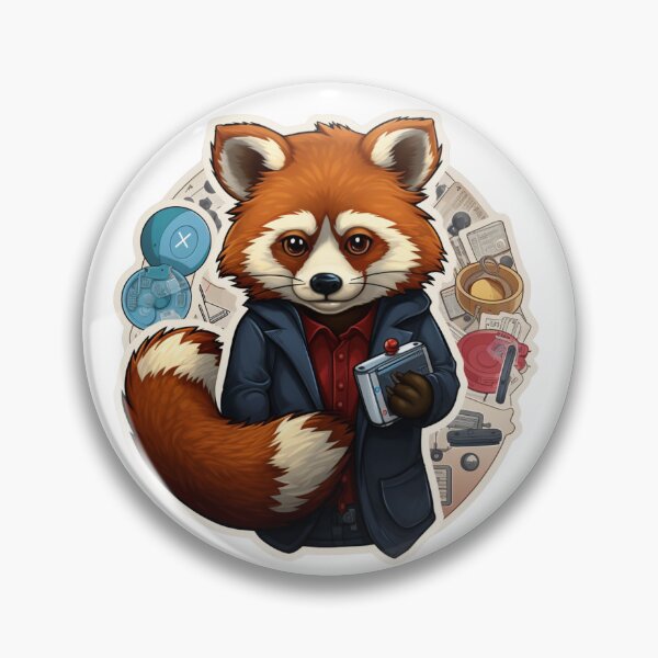 Item preview, Red Panda School Red Panda Scientist Red Panda Mathematic designed and sold by ArtFromBeyond.