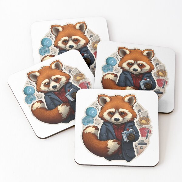 Item preview, Red Panda School Red Panda Scientist Red Panda Mathematic designed and sold by ArtFromBeyond.