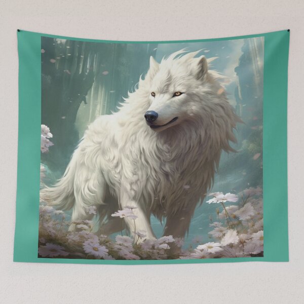 Item preview, Fantasy White Wolf designed and sold by Takaeru.
